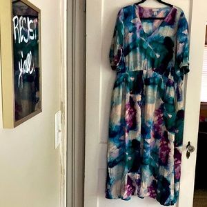 Watercolor dress
